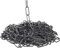 1,5m Eisenkette 2,8mm Schwarz glatt Rundgliederkette Zierkette Kette Lüsterkette Kronleuchterkette