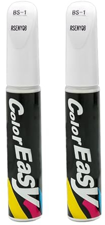 Thoquene 2 Pcs Auto Lackstift Schwarz Glänzend, Kratzer Reparatur Stift