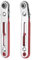 sourcing map 2pcs Mini Ratchet Screwdriver 1/4 Hex 90 Degree Right Angle Ratcheting Offset Screw Driver Wrench Set, Elbow Head and Flat Head