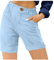 Vaude Shorts Damen Segelbekleidung Stretch-Hose Anzug Shorts Damen Capri Leggings Shorts Damen Sommer Sport Sommerhose Damen Leicht 7/8 Stretch Sommer Leggings Damen Fahrradhose Damen