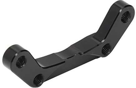 Motorrad-Bremssattel-Adapter, Hochwertiges Aluminium-Material, Einfache Installation für Chinesische Elektro-Scooter-Fahrrad-Modifikation (B (schwarz))