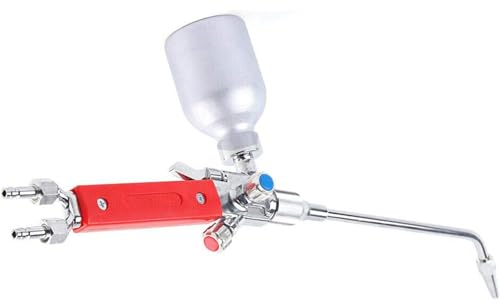 Metall Pulver Spritzpistole Schweißbrenner QH-1/h Autogen Flamme Schweißpistole 430mm Mit 3 Schweissdüsen Flamme Schweißgerät Schneidewerkzeuge