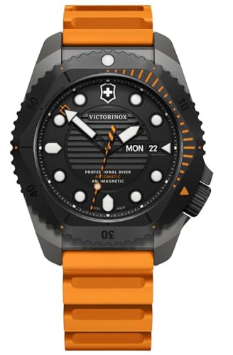 Victorinox Dive pro Herren Uhr analog Automatik mit Kautschuk Armband V241996
