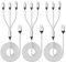 Multi Charging Cable [3Pack 1.2M] Fast 3 in 1 Multiple USB Cable Nylon Braided with Micro USB Type C Lightning Connector for iPhone, Android, Samsung, Huawei, Nexus, Nokia, LG, Sony