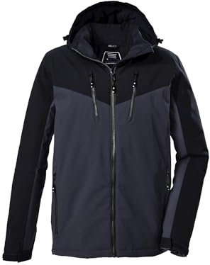 Killtec Herren Skijacke Funktionsjacke mit Kapuze und Schneefang KSW 441 MN SKI Jckt 00860-dunkel stahlblau M
