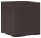 vidaXL Gartentruhe Braun 55x53x57 cm PP