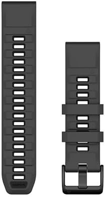 Garmin Quickfit-Armband 22 mm, Silikon, Graphit | Original Zubehör passend für fēnix, instinct