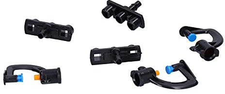 BAOFUYA 20Set GType Refractive Mist Nozzle Irrigation Sprinkler Head, ABS Material, Water Saving, Easy Installation, Ideal for Gardens and Greenhouses