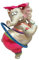 December Diamonds Weihnachtsbaumschmuck Elefant mit Hula Hoop Glas 7980769