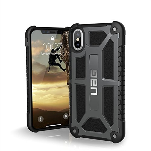 UAG iPhone XS / X Monarch Feather-Light Rugged [GRAPHITE] Military Drop Tested iPhone Case