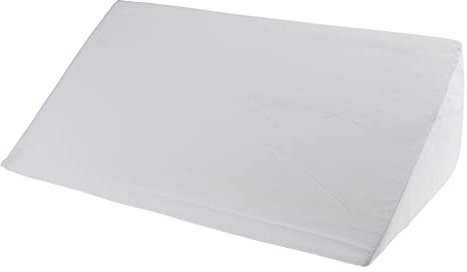 B Blesiya Cojín con Forma de Cuña para Cama y Sofá Sujeción de Espalda Almohada de Lectura 50x25x14cm