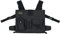 Gig Gear Two Hand Touch Tablet Chest Harness for iPad and Samsung Tablets - Rugged Tablet Carrying Case with Strap and Compartments - Heavy Duty iPad Chest Mount for 12.9 Inch Mobile Device (Black)