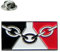 Black Country Chains Flag Metal Enamel Lapel Pin Badge XJKB13-56