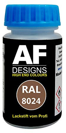 Alex Flittner Designs Lackstift RAL 8024 BEIGEBRAUN matt 50ml schnelltrocknend Acryl
