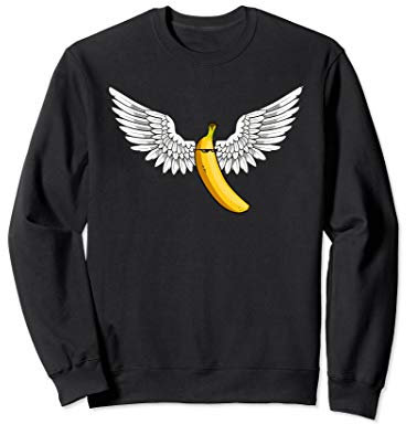Cool Flying Banana Banana Banana Tattoo Banane für die Waage Sweatshirt