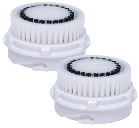 Poweka Ersatzbürstenköpfe für Clariso-nic MIA und MIA 2 PRO PLUS Gesichtsmassage, Gesichtsreiniger, Tiefenreiniger, Bürstenkopf für Porenpflege, 2 Stück