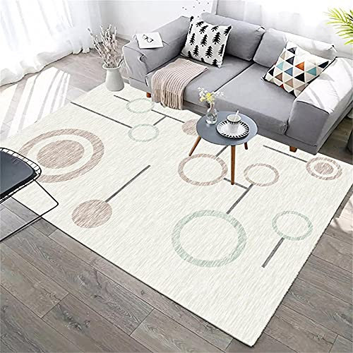 joop Teppich Grau Wohnzimmer Teppichgrau-Abstrakter geometrischer moderner Salon-Teppich langlebig waschbare Teppich 140x200cm teppiche waschbar 4ft 7.1''X6ft 6.7''