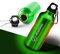 Générique Bouteille Aluminium Personnalisable - Gourdes Personnalisées - 400mL - Idée Cadeau (Gourde Athletic) (Vert)