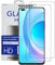 NOVAGO compatible avec Honor 50 Lite -Pack de 2 films en verre trempé ultra résistant anti choc et anti explosion d'écran 0.33 mm 9H (Transparent)
