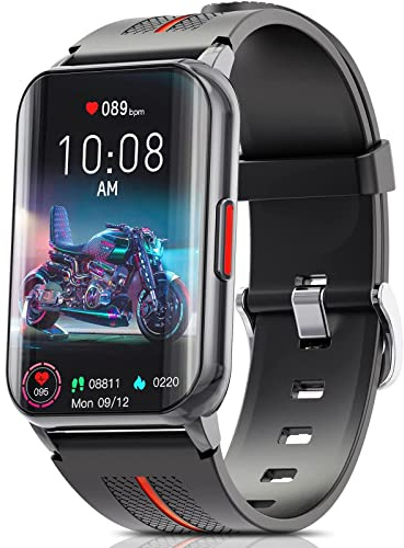 Mingtawn Smartwatch，1.57 Touch Screen Activity Trackers with Heart Rate Monitor,Blood Oxygen Monitor and Sleep Monitor，Smart Watch for Men and Women.