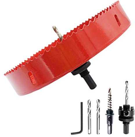 Lochsäge 270mm LAIWEI A2 Schwerlastdorn Lochschneider zum Bohren von Holz, Gipskarton, Aluminiumprofilen, PVC etc.