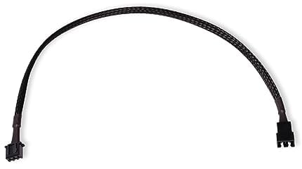 Alphacool 18698 Verlängerung JST aRGB 3-Pin auf 3-Pin 30cm Kabel Modding gesleevt schwarz