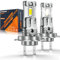 JOSHF Lampadina H7 LED, Anti-errore CSP 80 W 18000LM +500% LM 6500K Bianco Faro per Auto e Moto, Migliorata Sostituzione Lampadina alogena-1:1 Mini H7,DC12V,2 Lampadine