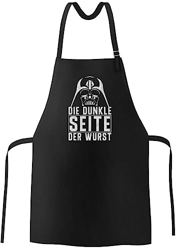 Born to grill Die Dunkle Seite der Wurst - Grillschürze für Männer