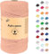 4mm x 100m Makramee Garn, Baumwollgarn, Macrame Kordel für Basteln, Pflanzenbügel-Ziegelrot