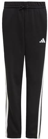 adidas Mixte Enfant Essentials 3 Stripes Pants, Black/White, 11-12 Years