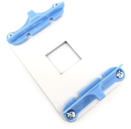 Uqezagpa CPU Cooling Retention Bracket Black Motherboards Heatsinks Fan Stand Base Mount Bracket Sheet For AM4 A320 X470 Heat Dissipation For Components