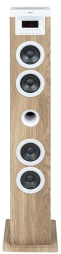 THOMSON Multimedia-Tower mit CD-Player, Bluetooth, weiß, DS121CD
