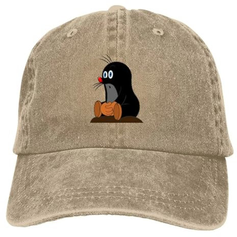 TUQIAAM Baseballmütze Der kleine Maulwurf-Mehrfarbige Mütze mit Schirm für Damen, Schirmkappe, lustig, personalisiert, Schutz Geschenk