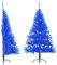 albero di natale slim 210 cm,natale,albero di natale con luci incorporate,Albero di Natale Artificiale a Metà con Supporto Blu 150 cm PVCGeeignet für Outdoor Indoor