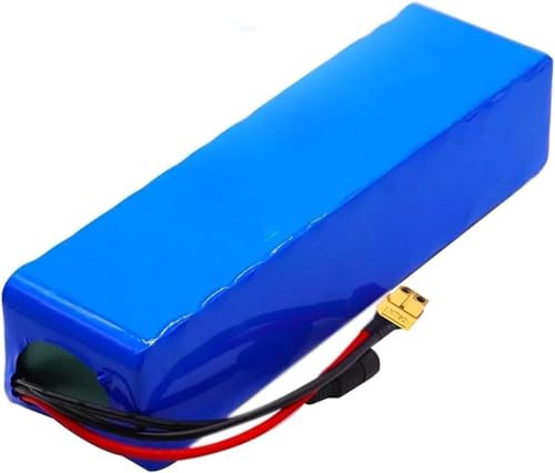 Batterie De Vélo Électrique 36V, 6Ah Batterie Électrique avec 42V Chargeur Batterie Haute Puissance Remplaçable Étanche Batterie pour 200W 500W 800W avec Chargeur 36V 6Ah,XT60