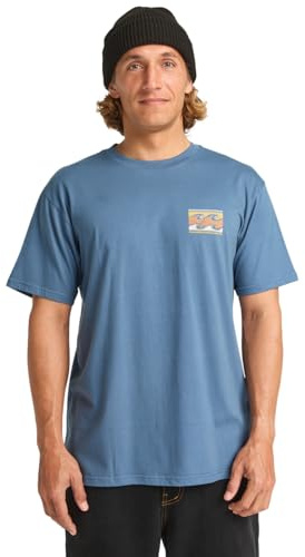 BILLABONG T-Shirt, kurzärmlig, Bleistift, Wave SS, Blau, M