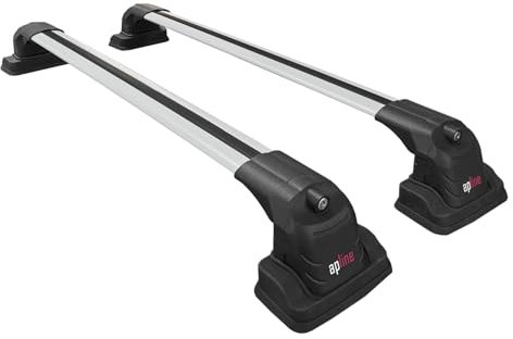 apline Compatible avec Fiat Panda (319) 2012-2021 ACE-3 Barres de Toit Railing Porte-Bagages de Voiture Gris Aluminium 2 Barres