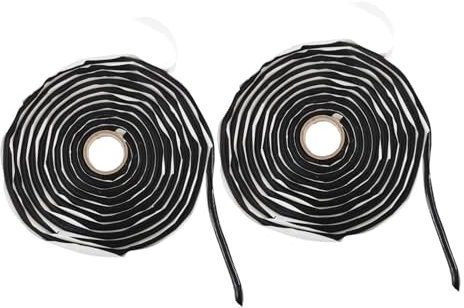 Healifty 2pièces Ruban Adhésif Butyle Étanche Pour Voiture De Mastic Pour Fenêtres Et Portes Scellant Pour Pare-brise Pour Le Bruit Et Créer Une Étanchéité Parfaite
