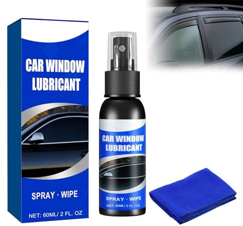 Car Window Lubricant,Car Window Noise Reduction Lubricant, Rubber Seal Protectant, Rubber Seal Conditioner, Automotive Protectant Spray for Doors Windows