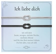 2 Stück Partner Armbänder Knoten Armband Damen, Freundschaftsarmbänder