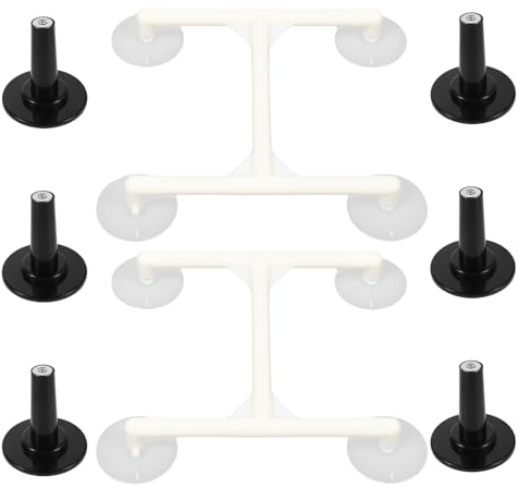 jojofuny LED Tv Screen Repair Kit with Magnetic Support Base, 1 Pair LCD Screen Suction Cups and 6 Repair Support Rods for Home DIY Electronics Maintenance