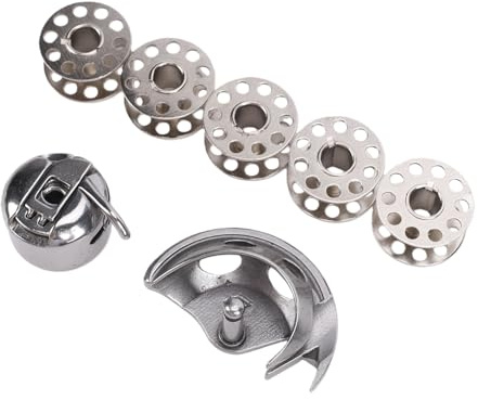 Generic 5 Metallspulen und Greifer-Set für Alte Haushaltsnähmaschinen Im Praktischen Set