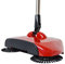 Vovotrade Floor Dust Cleaner 360 Rotary Home Use Magic Manual Home Cleaning Tool Telescopic Silent Broom (Red)