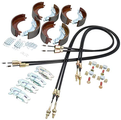AB Tools Brake Shoe & Cable Full Kit for Ifor Williams Horsebox Trailer HB505 & HB510 2700kg