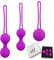 Bolas Chinas Suelo Pelvico de Silicona Medica Bolas Chinas Terapeuticas Masajeador de la Salud Kegel Ejercitador Vibrador Kegel Balls para Mujer (Púrpura)