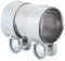 Abrazadera doble para tubos de escape, Conector de Tubo de Escape, Acoplador de conector de abrazadera de tubo de escape de 55 x 95 mm 357253141A Ajuste de repuesto para Bora
