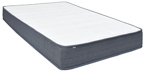 vidaXL Boxspringbett Matratze mit stoßdämpfenden Taschenfederkern Federkernmatratze Boxspringbettmatratze 200x140x20cm 100% Polyester