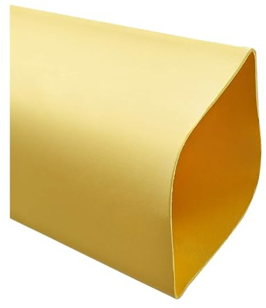 STEX24 Schrumpfschlauch 2:1, Meterware, gelb 102,0/50,8mm, 4 Zoll, WSM2 Schrumpftemperatur mind. 110°C, vollständig bei mind. 120°C - 1 Meter