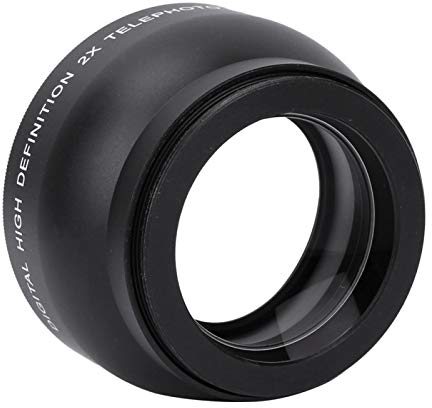 Kameraobjektiv, Kamerazubehör 52mm 2X Vergrößerung 52mm Mount Kameraobjektiv Teleobjektiv, HD Telekonverter für 52mm Mount Kamera