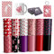 Valentine Transfer Sheets, 12 Pcs 4.5x 12 Pre-Printed Sublimation Paper for DIY Heat Press Mug, T- Shirts, Coasters